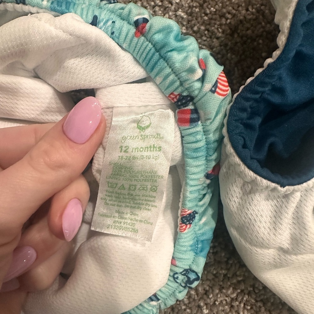 Green sprouts Reusable swim diaper size 12 month - Picture 3 of 4